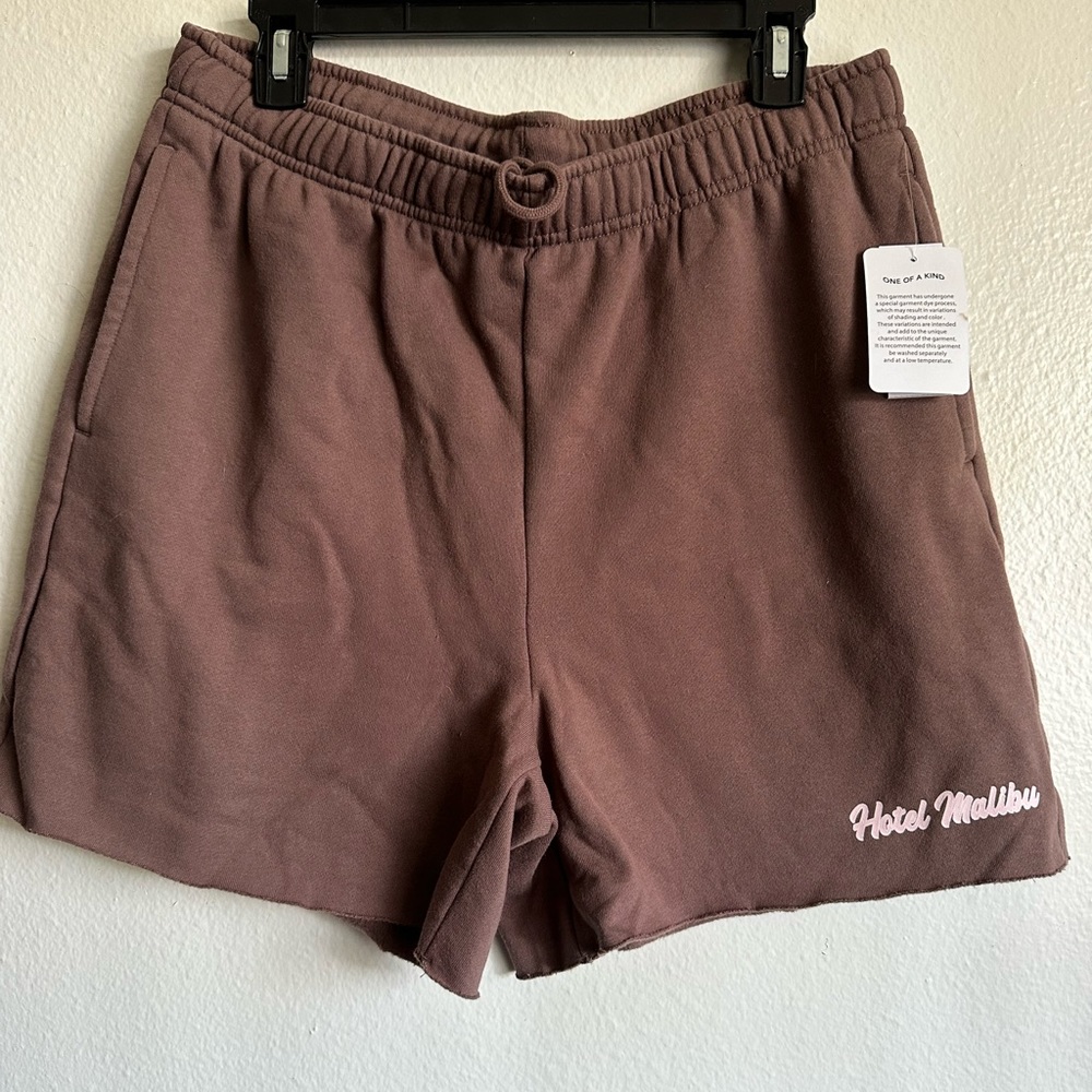 NWT pacsun brown sweatshorts